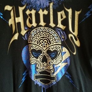 Harley Davidson "The Dragon " long sleeved shirt
